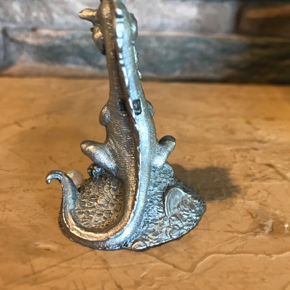 (Mostly) Pewter Dragon Figurines Junk Lot - Picture 7 of 16